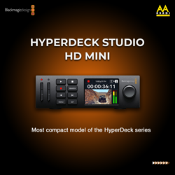 Blackmagic Design : HyperDeck Studio HD Mini