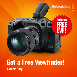 Blackmagic Design: Black Friday Promotion for Pocket Cinema Camera 6K,6K Pro & 6K G2!